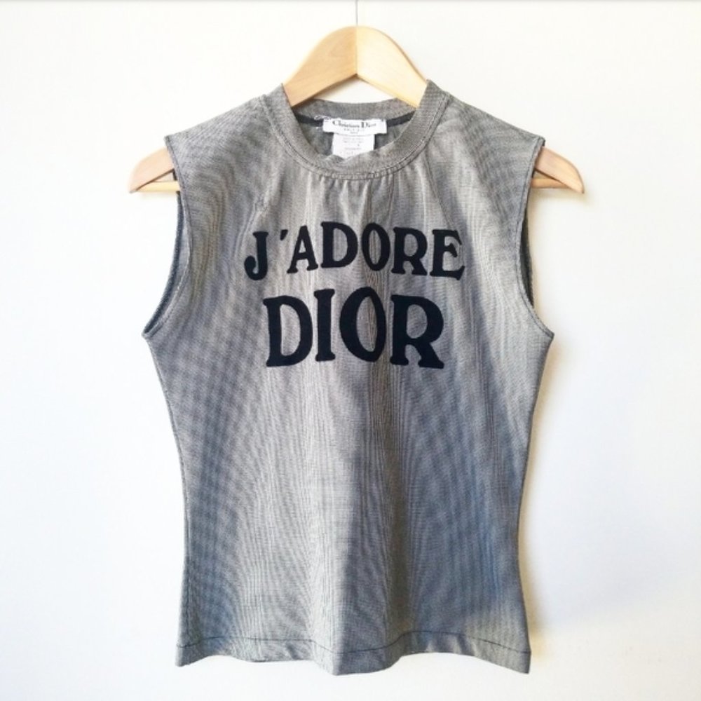 Christian Dior J'adore Graphic Tank Top